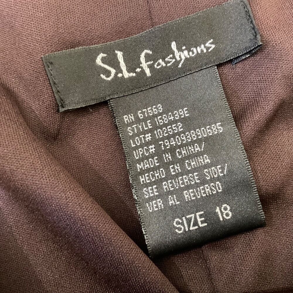 SL Fashions Layered Mini fairy Core Dress women’s Size 16 floral browns & lined - Picture 10 of 12